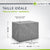 Table de chevet murale suspendue