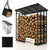 Râtelier à bois d'extérieur avec toit