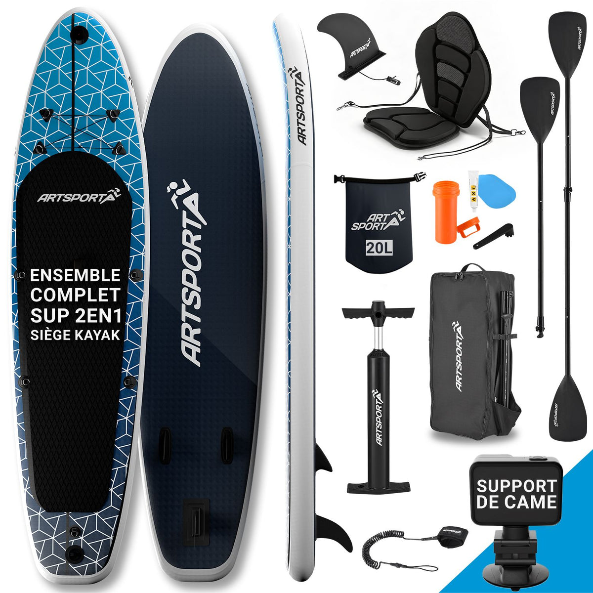 Set de planche de stand up paddle - Kayak