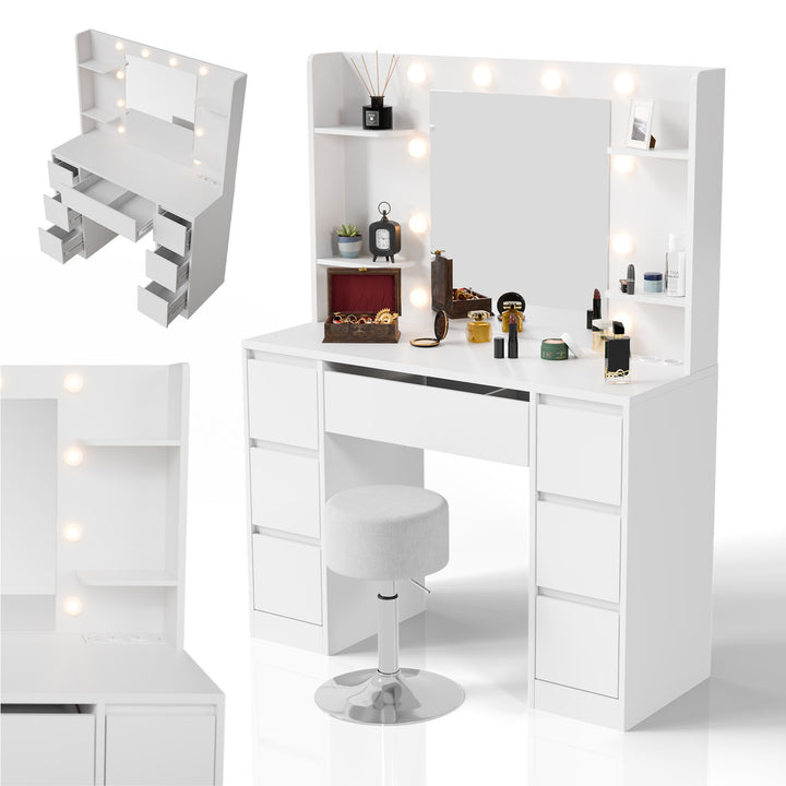 Coiffeuse avec miroir Malia