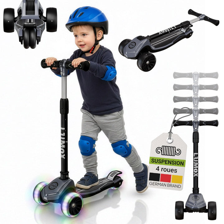 Trottinettes pour enfants pour des aventures en toute sécurité
