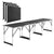 Table multifonctionnelle en aluminium en 3 parties