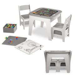 Table de jeu avec deux chaises Milou