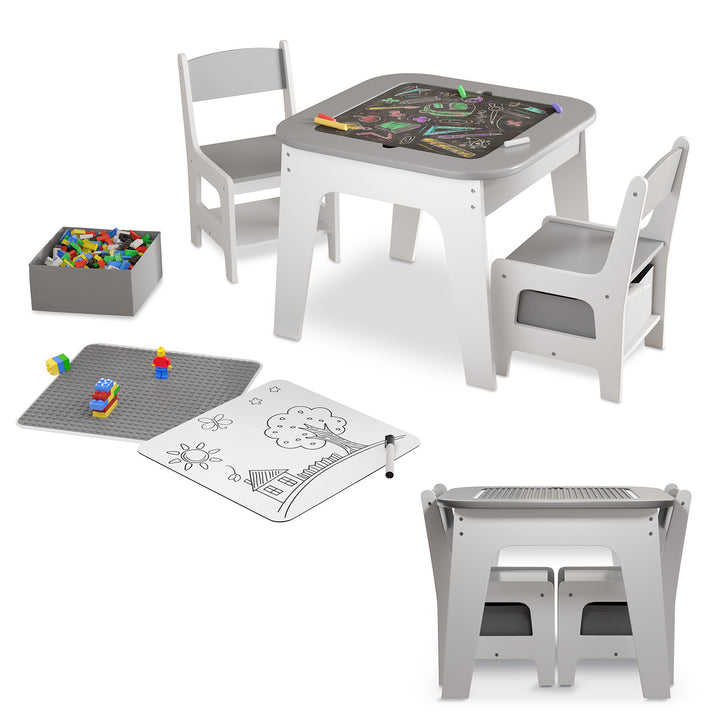 Table de jeu avec deux chaises Milou