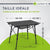 Table de camping pliable Picco