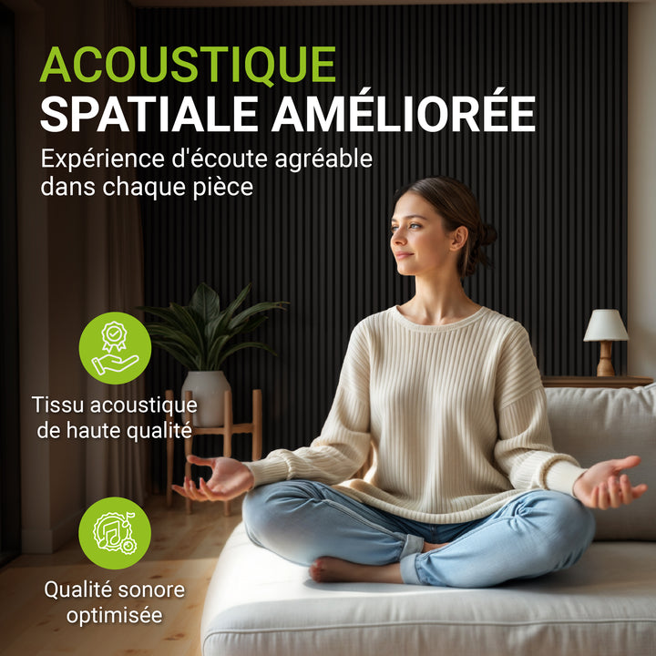Lot de 4 panneaux muraux acoustiques