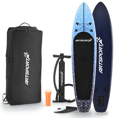 Stand up paddle gonflable – set complet avec sac et accessoires