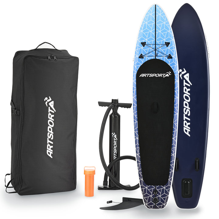 Stand up paddle gonflable – set complet avec sac et accessoires