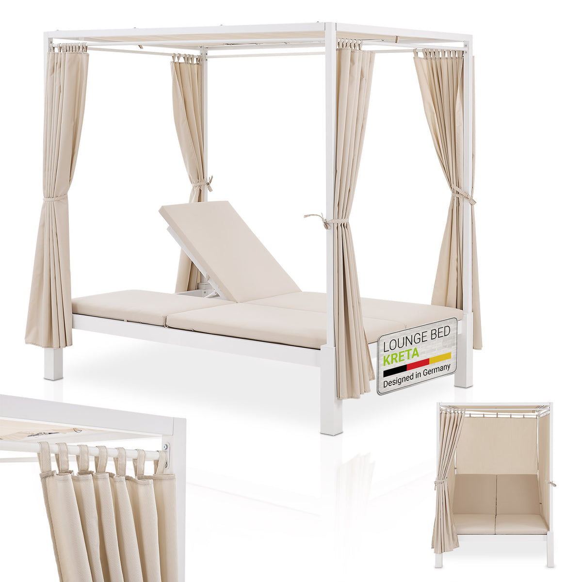 Lit double salon Crète