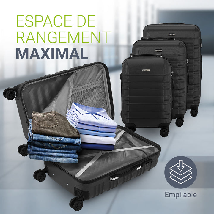 Ensemble de valises rigides Rome