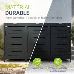 Poubelle en métal Arel