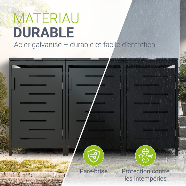 Poubelle en métal Arel
