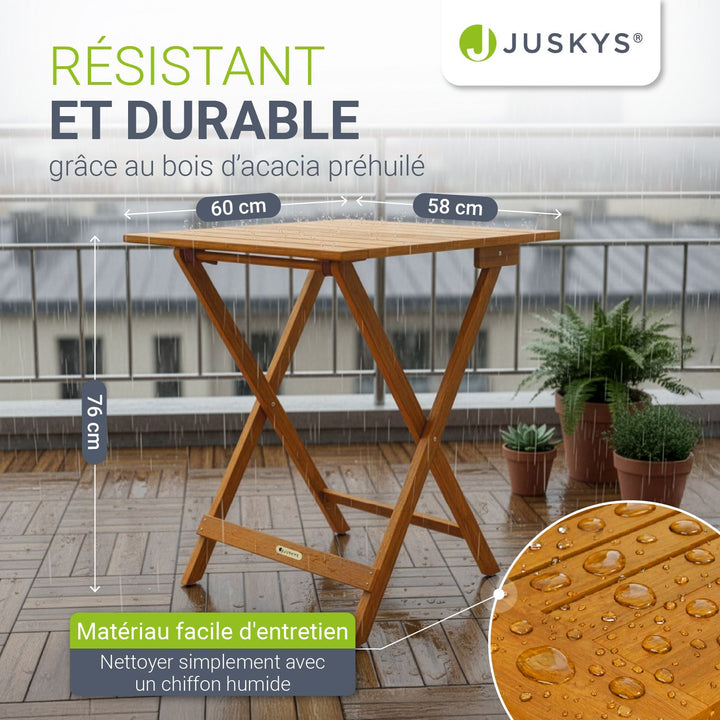Table en bois pliable Zadar