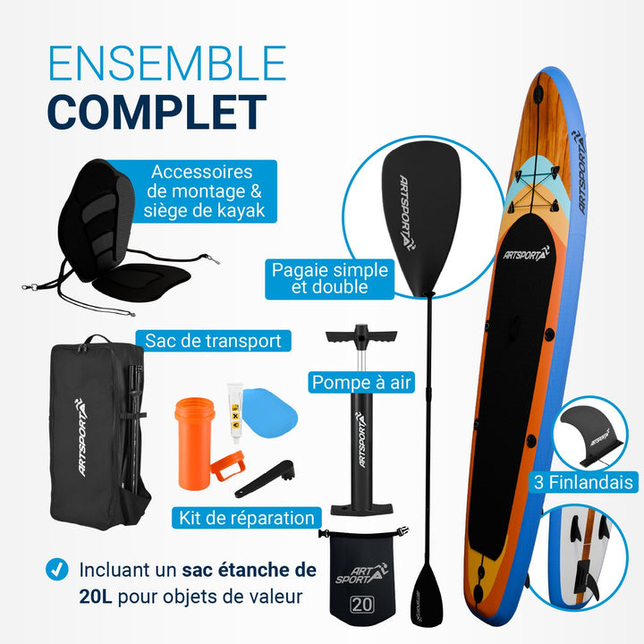 Set de planche de stand up paddle - Kayak