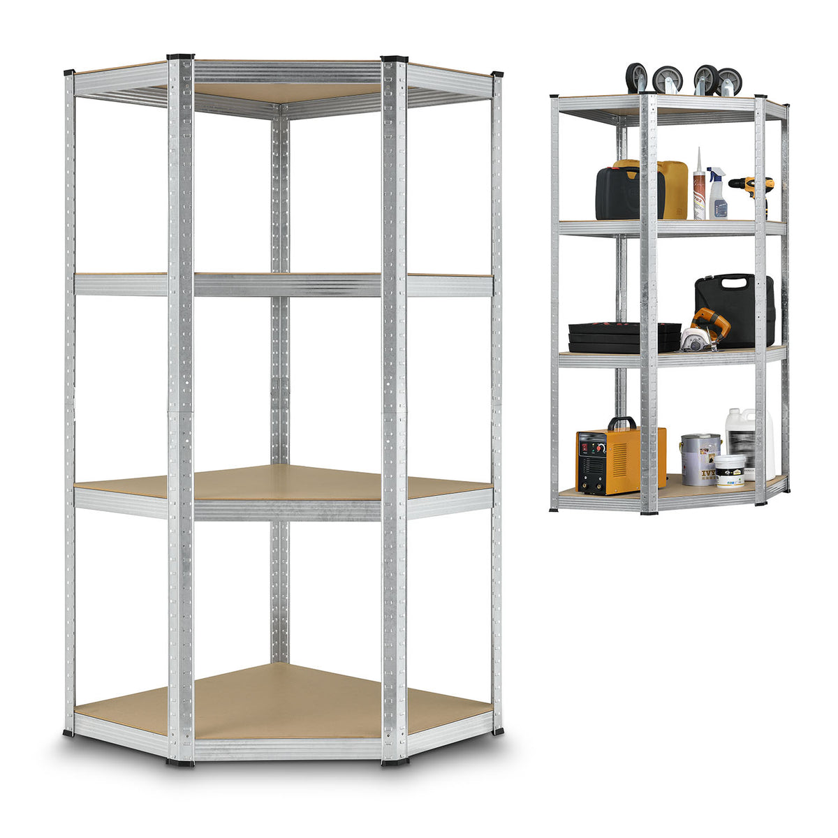Étagère d'angle Corner Easy 160 x 75 x 40-75 cm