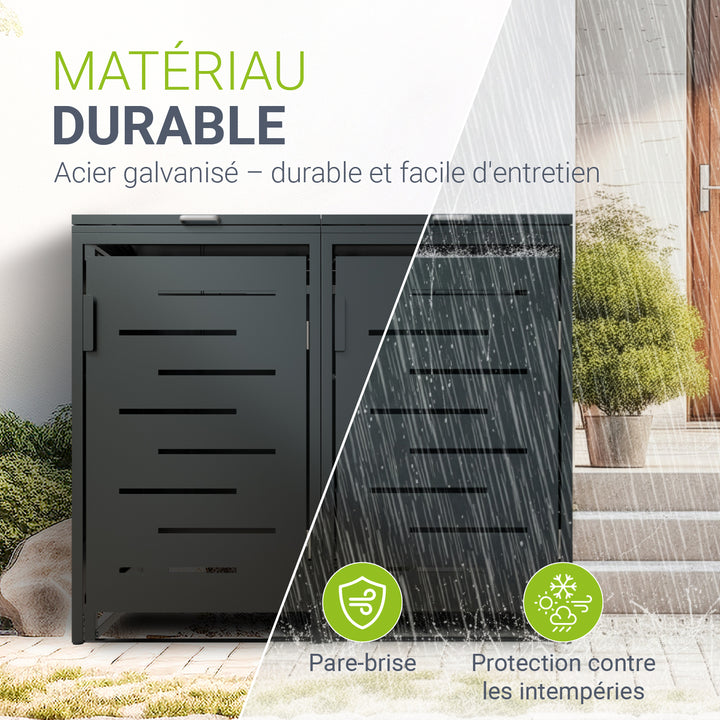 Poubelle en métal Arel