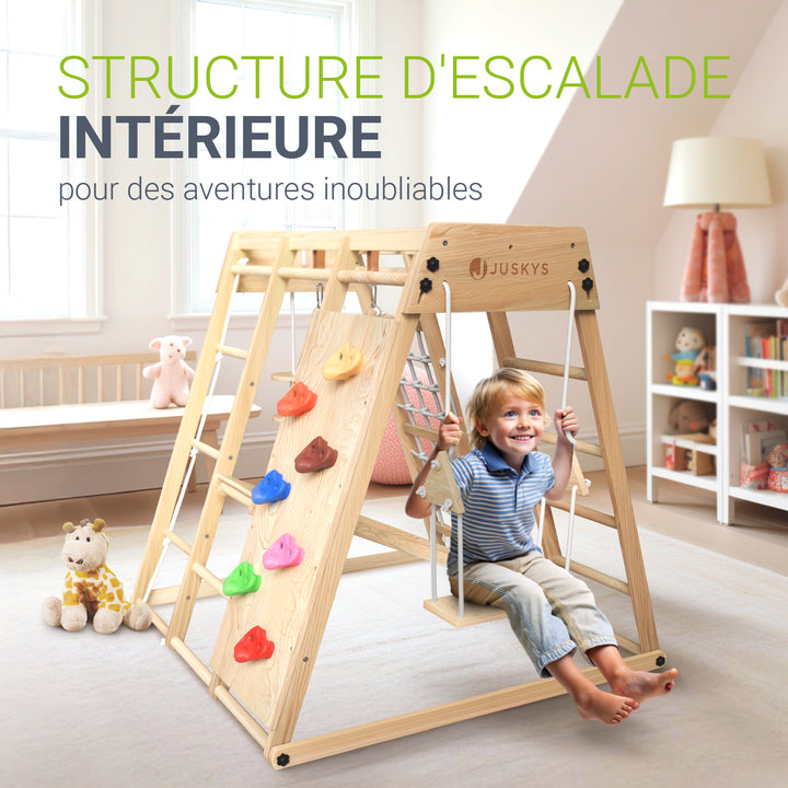 Structure d'escalade intérieure pour enfants