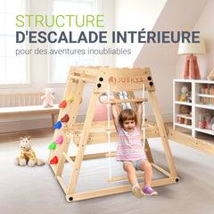 Structure d'escalade intérieure pour enfants