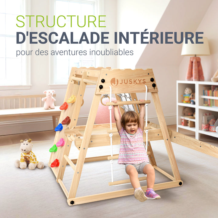 Structure d'escalade intérieure pour enfants