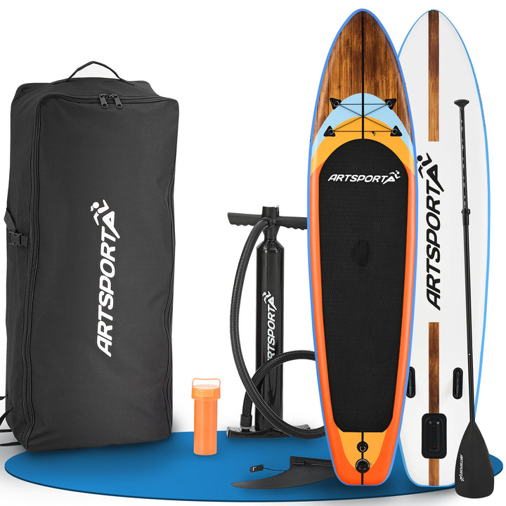 Stand up paddle gonflable – set complet avec sac et accessoires