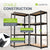 Étagère de rangement Easy lot de 2 160 x 80 x 40 cm