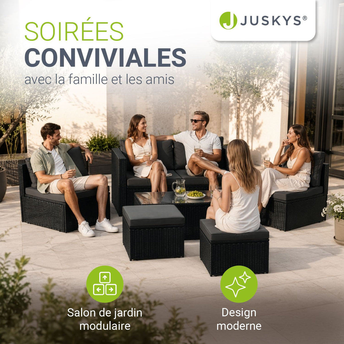 Salon en polyrotin Salou