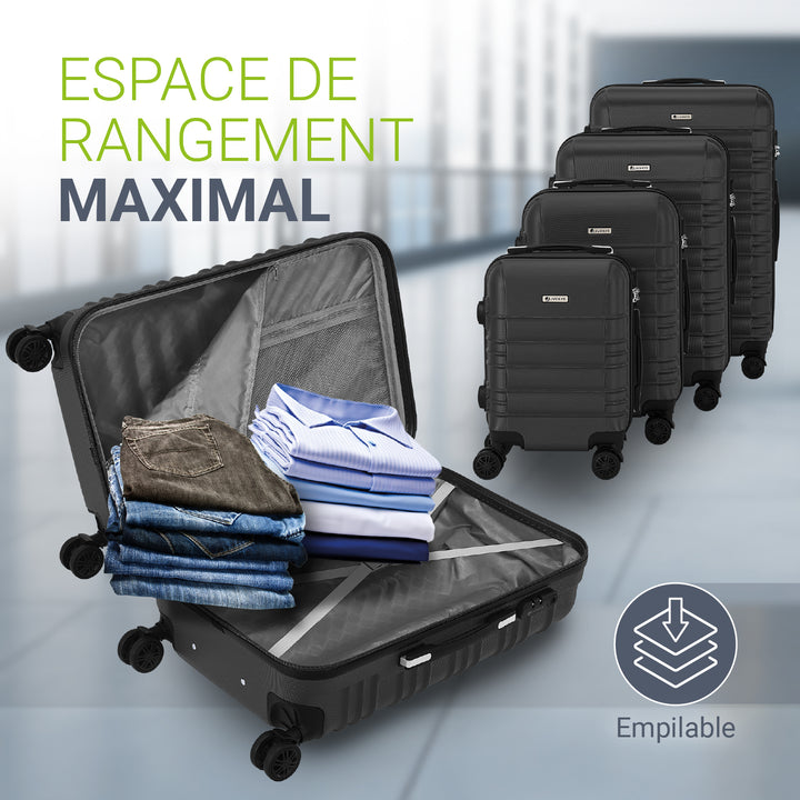 Ensemble de valises rigides Rome