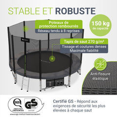 Trampoline d'extérieur pour le jardin