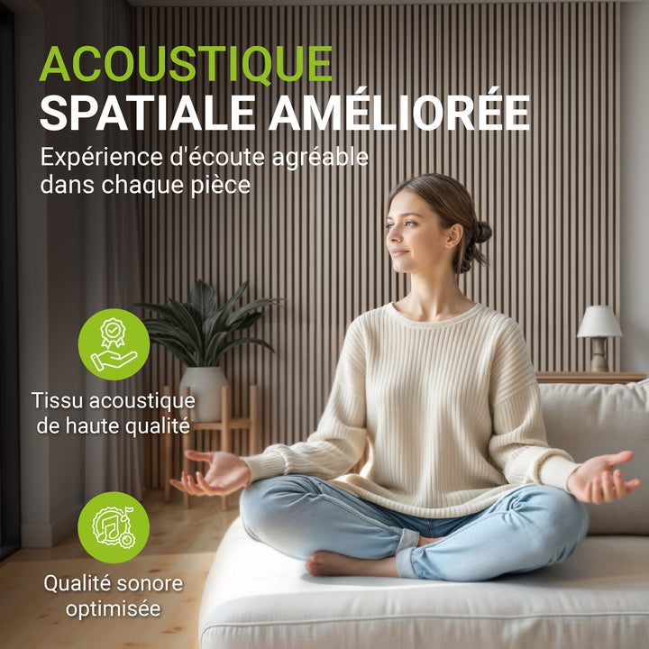 Lot de 4 panneaux muraux acoustiques