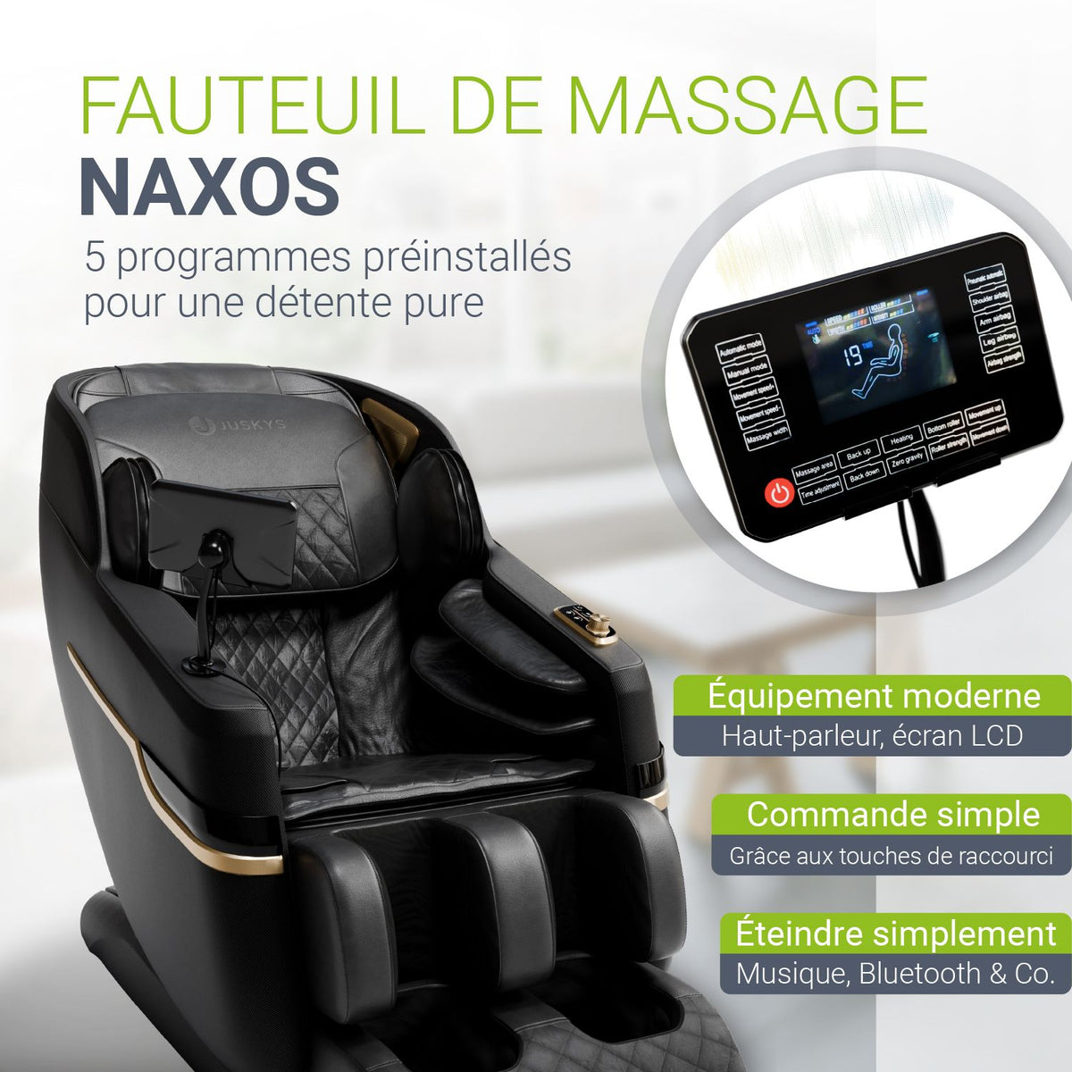 Fauteuil de massage Naxos