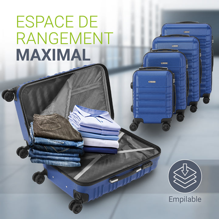 Ensemble de valises rigides Rome