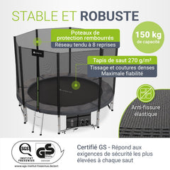 Trampoline d'extérieur pour le jardin