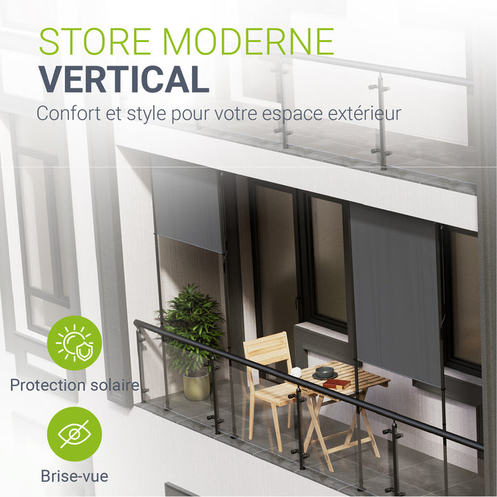 Store vertical Barbados – sans perçage, 1 à 2 m