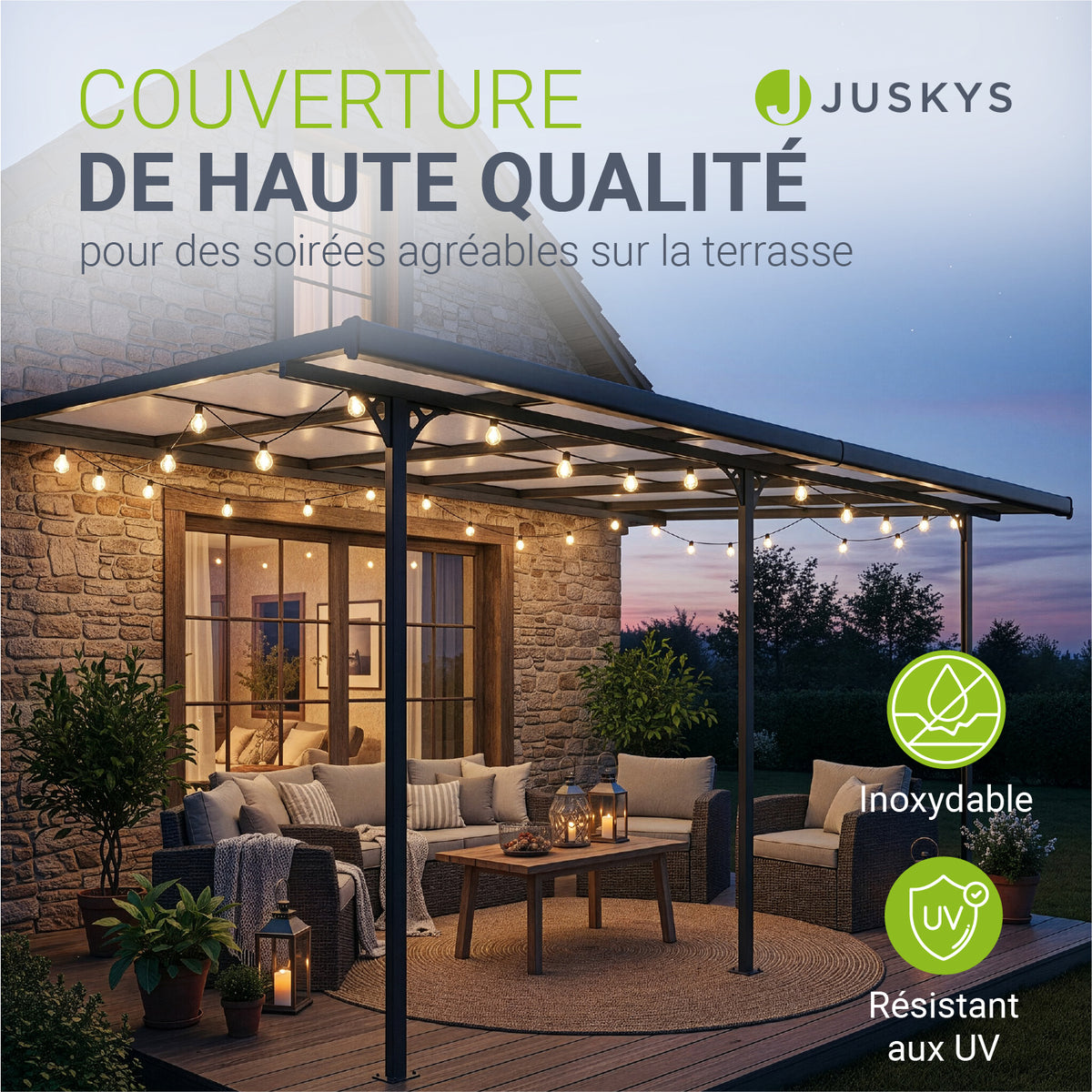 Toiture de terrasse Bornéo