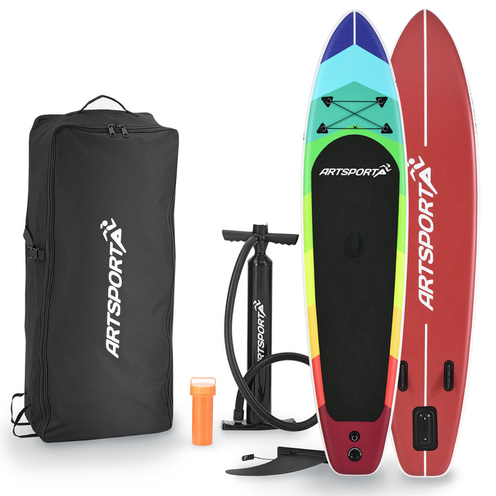 Stand up paddle gonflable – set complet avec sac et accessoires
