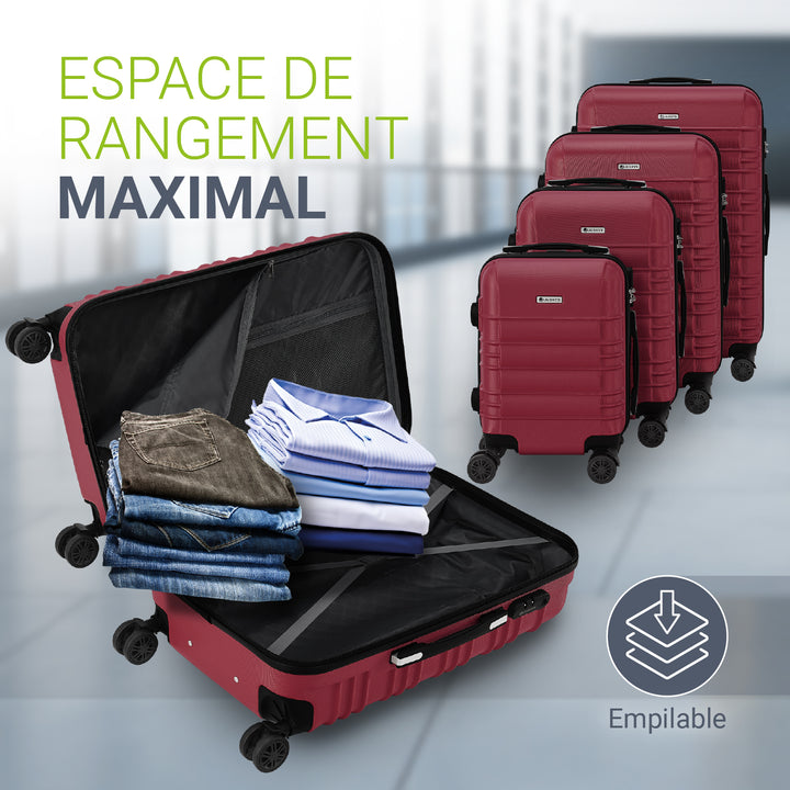 Ensemble de valises rigides Rome