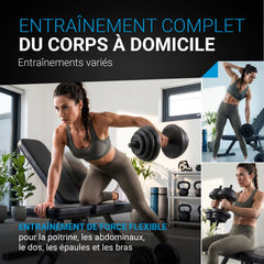 Ensemble d'haltères 30 kg