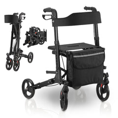 Déambulateur en aluminium Vital avec siège