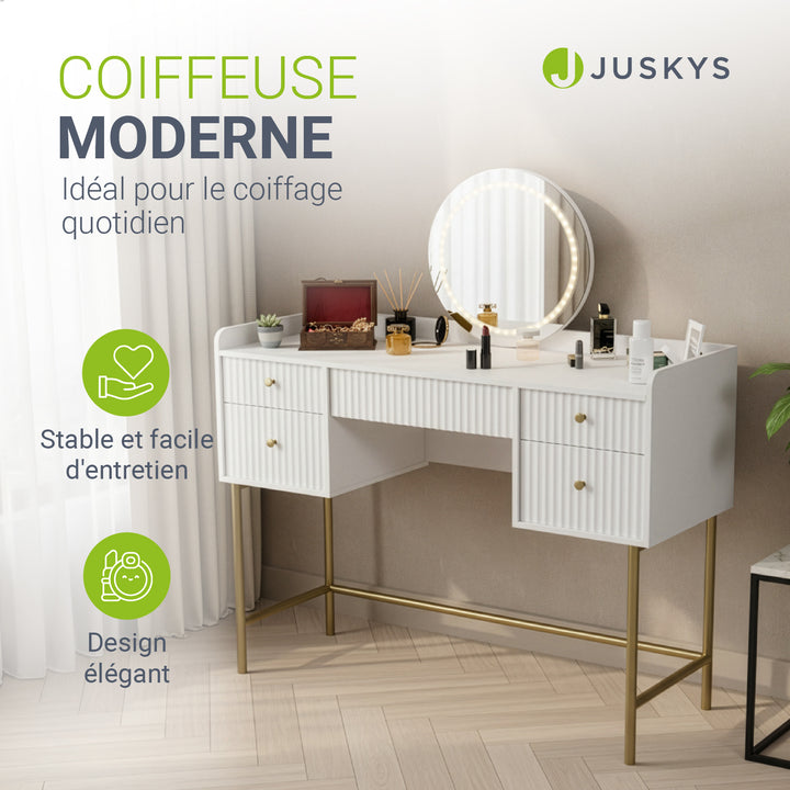 Coiffeuse avec miroir Samira