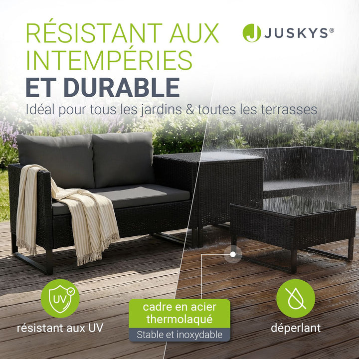 Salon de jardin pour 4 personnes Santorin