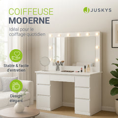 Coiffeuse avec miroir Lilia