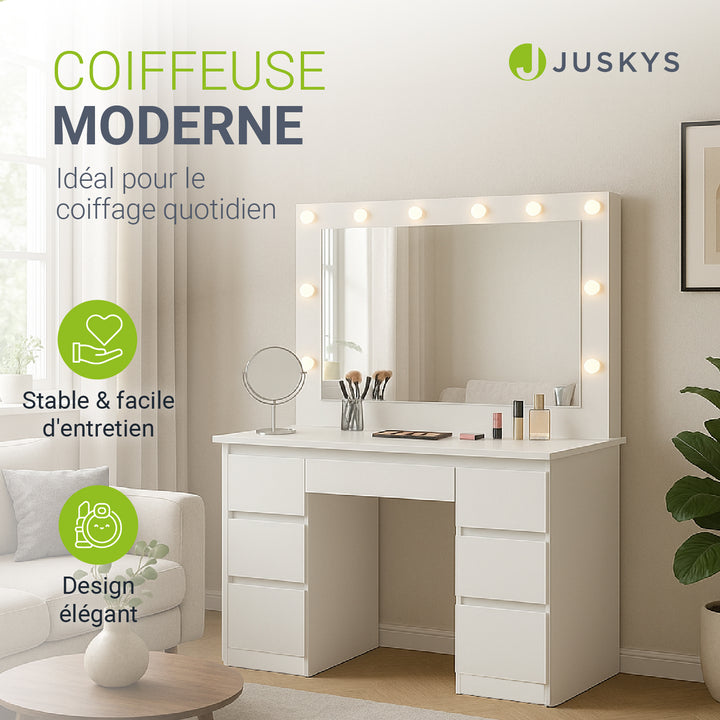 Coiffeuse avec miroir Lilia