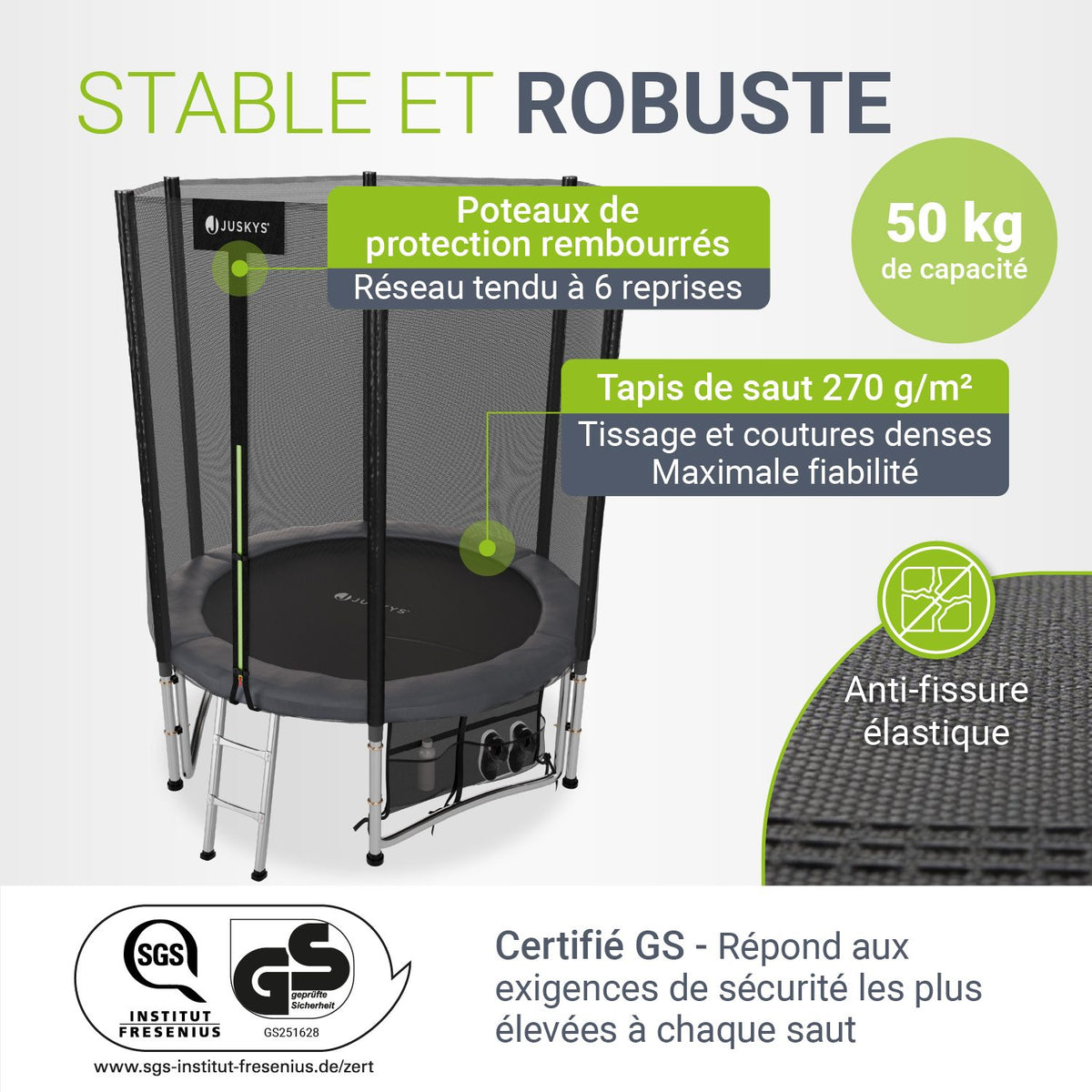 Trampoline d'extérieur pour le jardin
