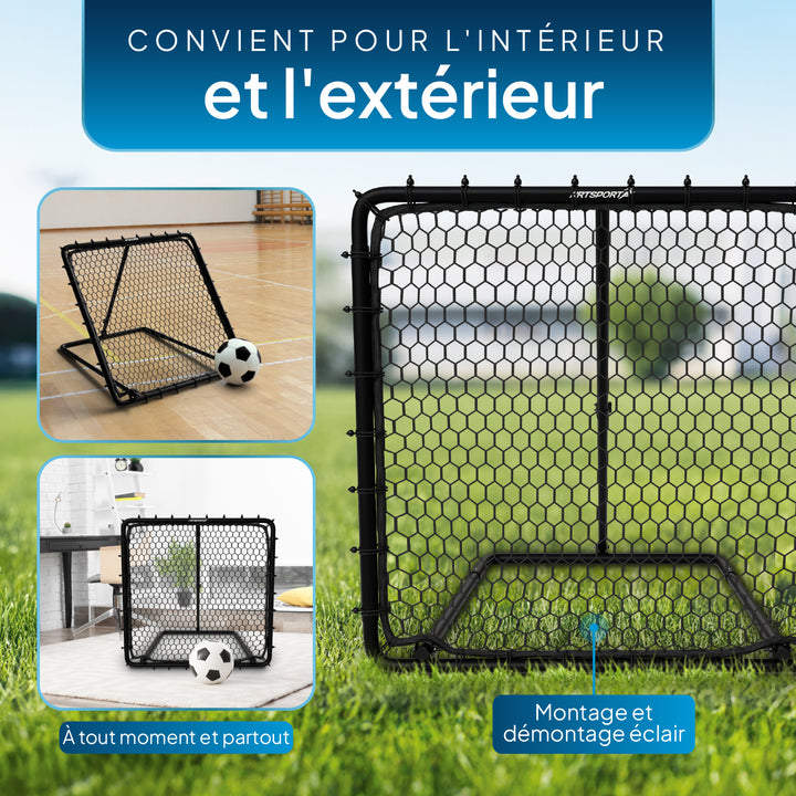 Filet de rebond de football 100 x 100 cm Power Pass