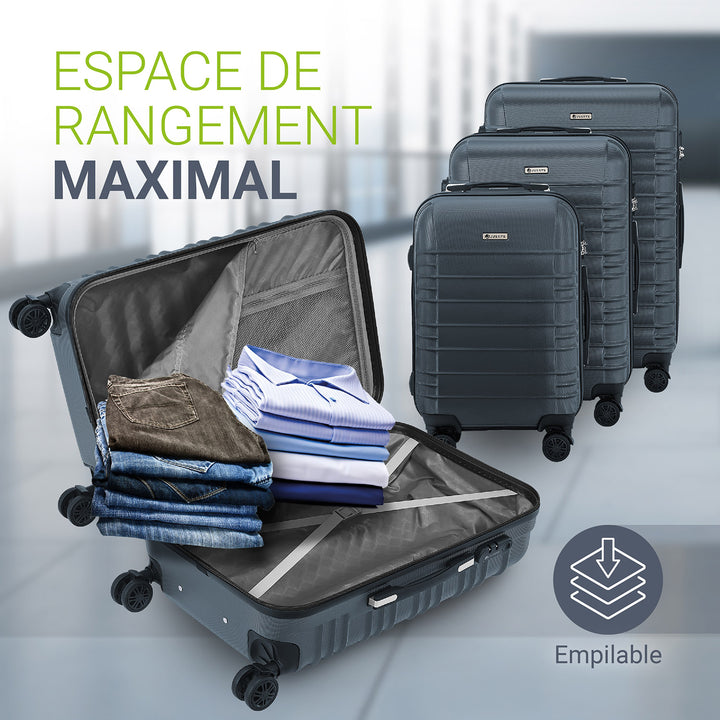 Ensemble de valises rigides Rome