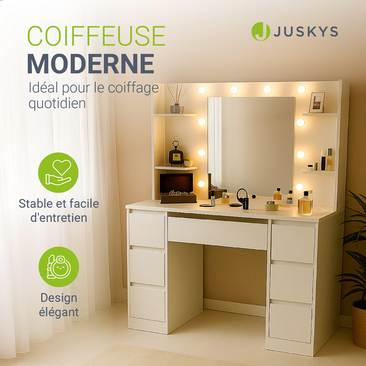 Coiffeuse avec miroir Malia