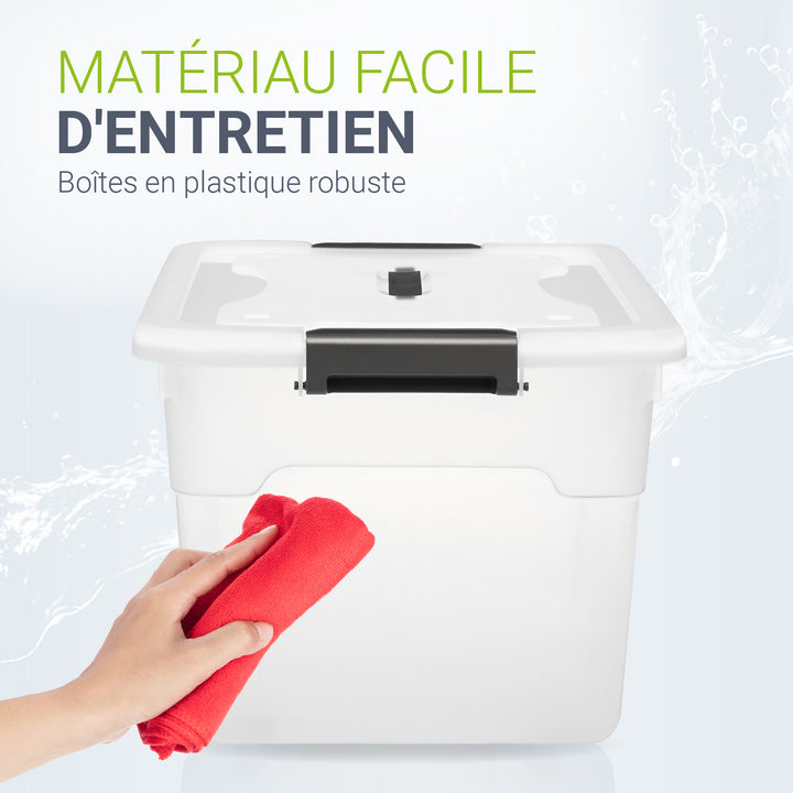 Boîte de rangement avec couvercle