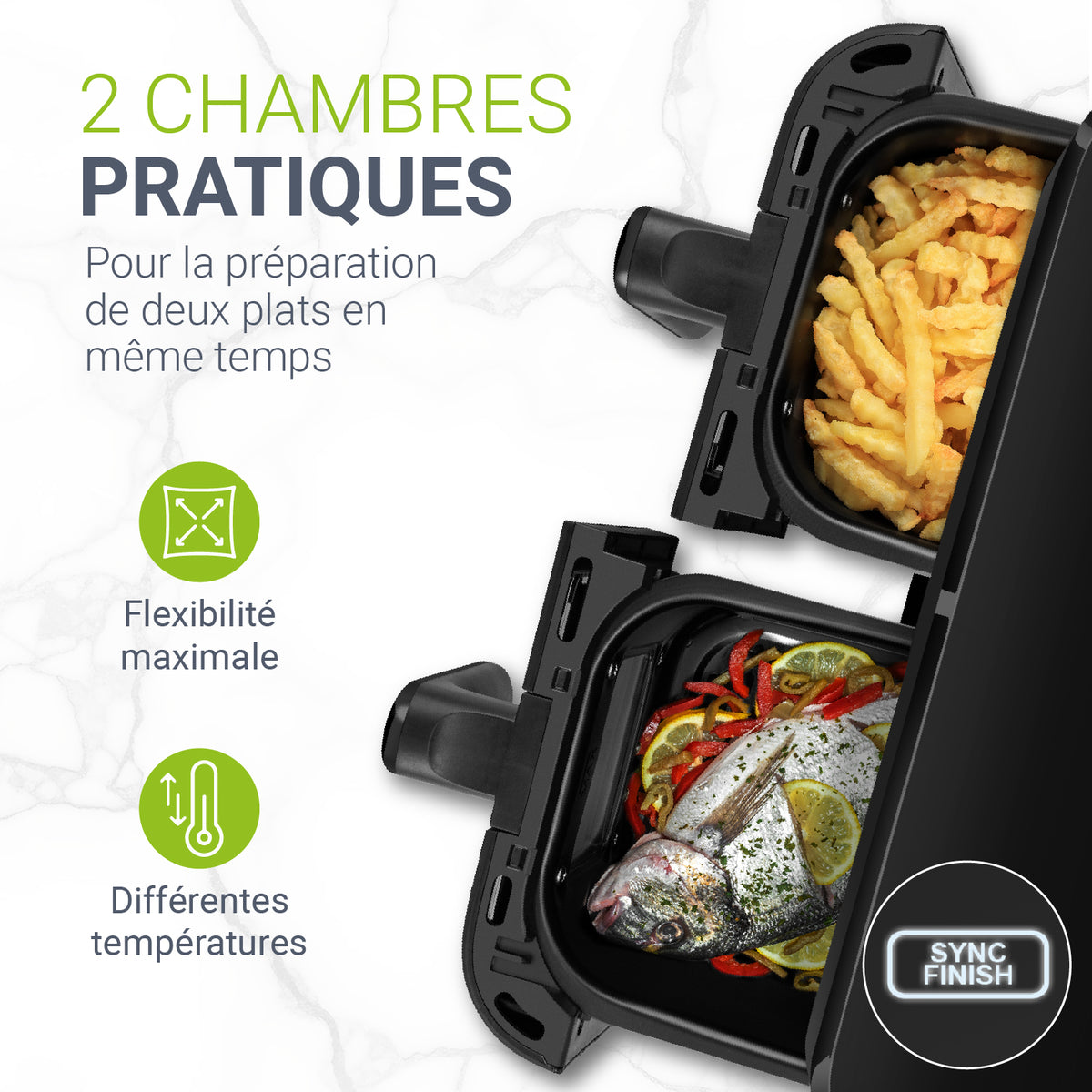 Friteuse à air 9 L