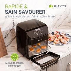 Friteuse à air 12L avec 10 programmes