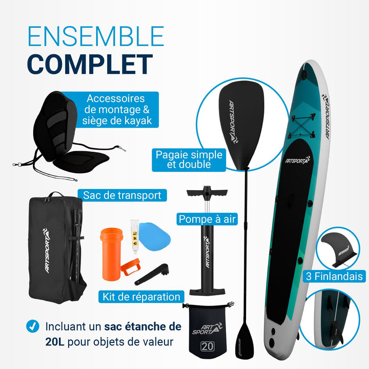 Set de planche de stand up paddle - Kayak